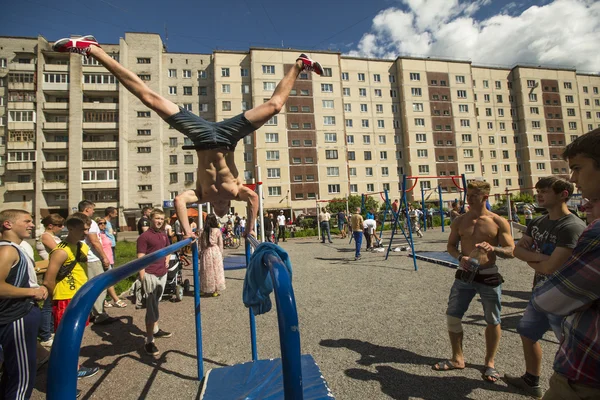 Unidentified participants in Street workout