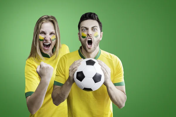 Brazilian couple celebrate