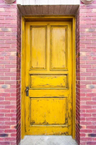 Old wooden door