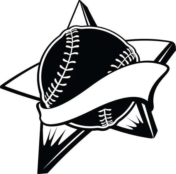 Softball or Baseball Star Banner