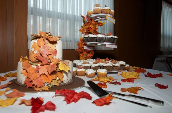 Fall wedding cake