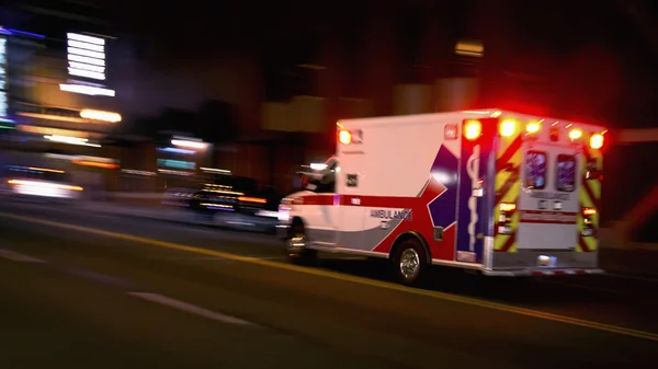 Speeding ambulance