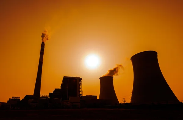 Cooling tower at nuclear power plant