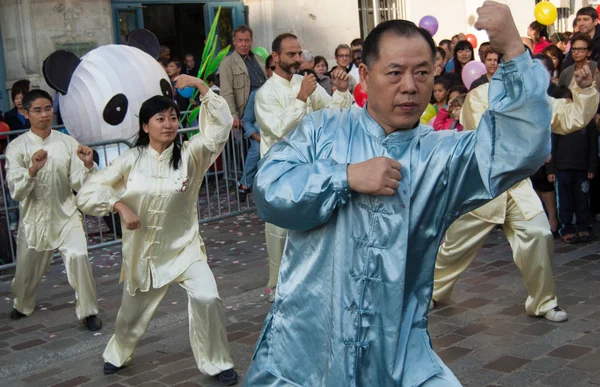 Chinese martial arts on opening of Moon festival at Paris