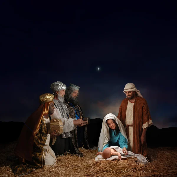 Christmas Nativity with Wise Men