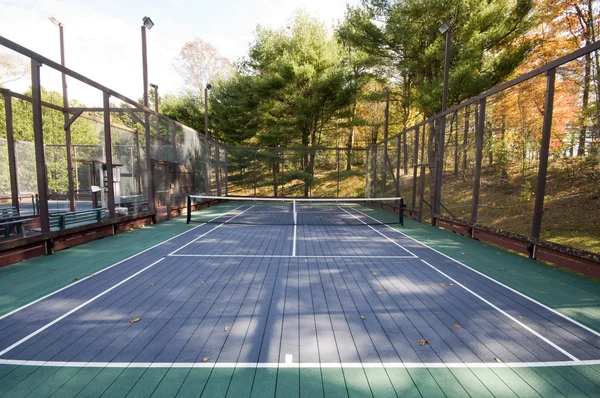 Platform tennis paddle court
