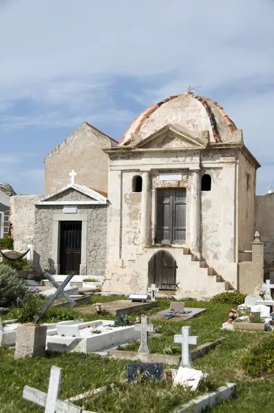 Mausoleum crypts marine cemetery old town bonifacio corsica