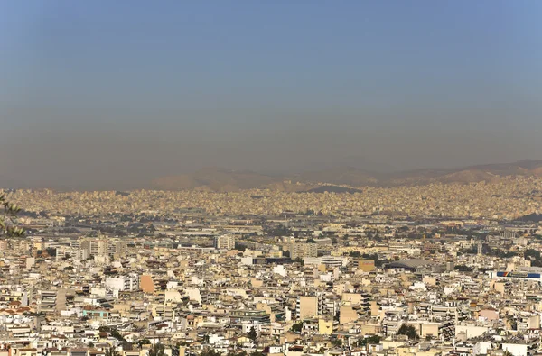 air polution of athens city in greece