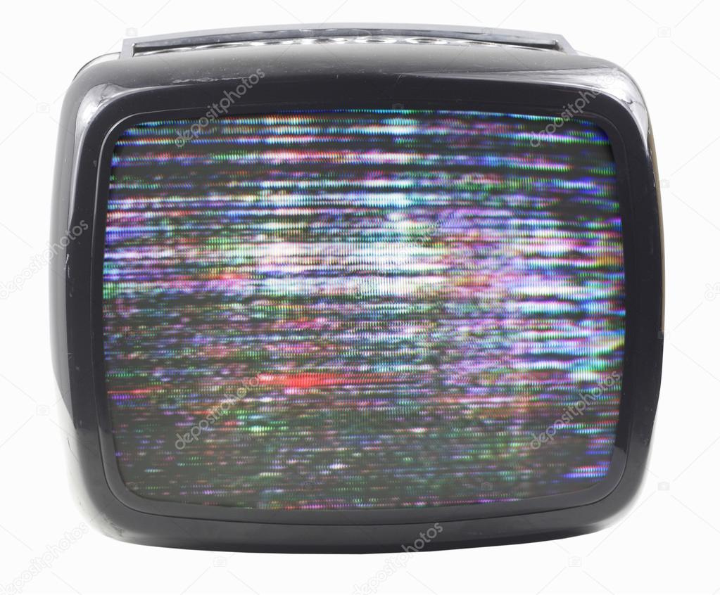 Fuzzy tv — Stock Photo © dubassy #12811036
