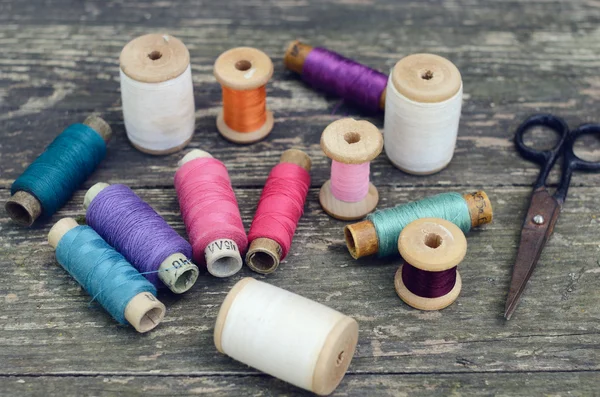 Thread spools vintage collection