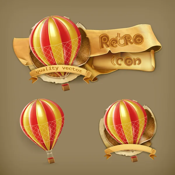 Air balloon, vector