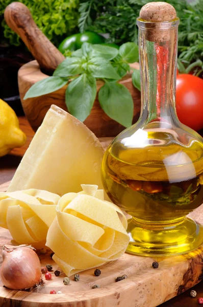 Fresh ingredients for Italian cuisine