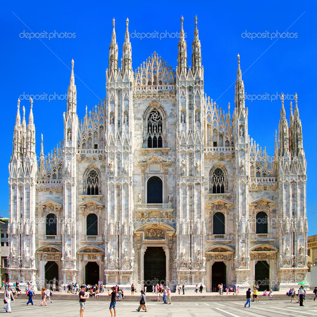 Milan dome italian landmarks series — Stock Photo © Maugli 12798350