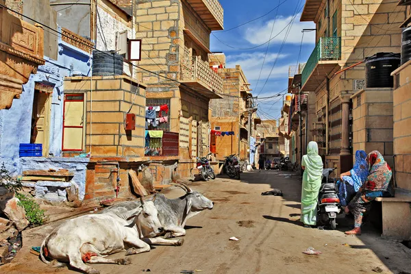 Travel in India . Jaisalmer streets