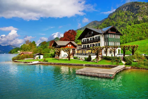 Beautiful lakes of Austria. st.Wolfgang