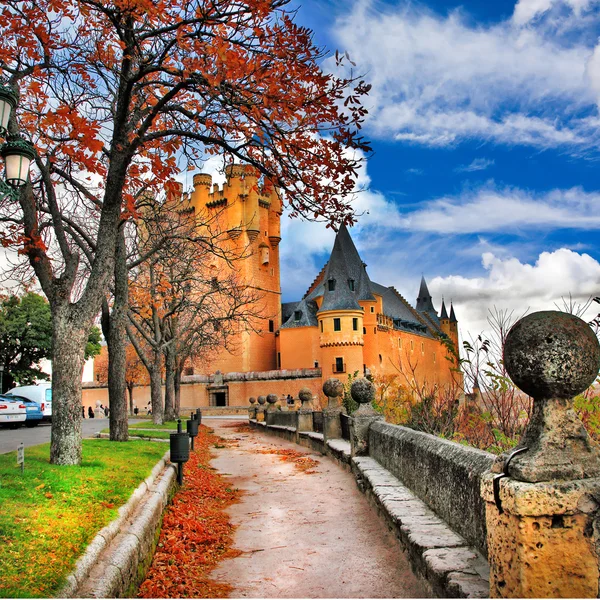 Fairy castle Alcazar, Segovia, Spain