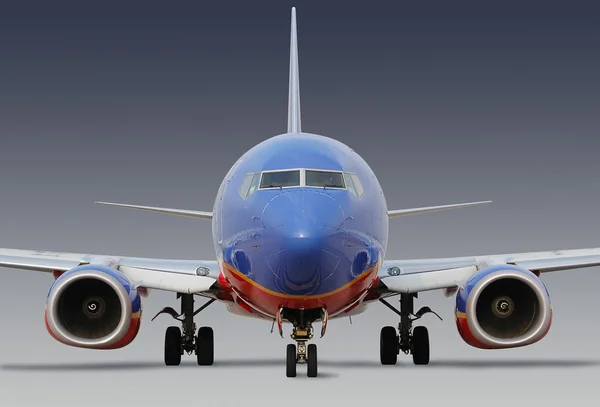 Southwest Airlines airplane with clipping path