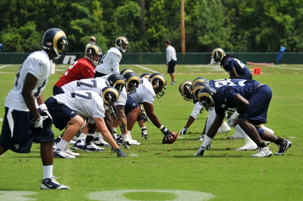 Saint Louis Rams Football team during practice