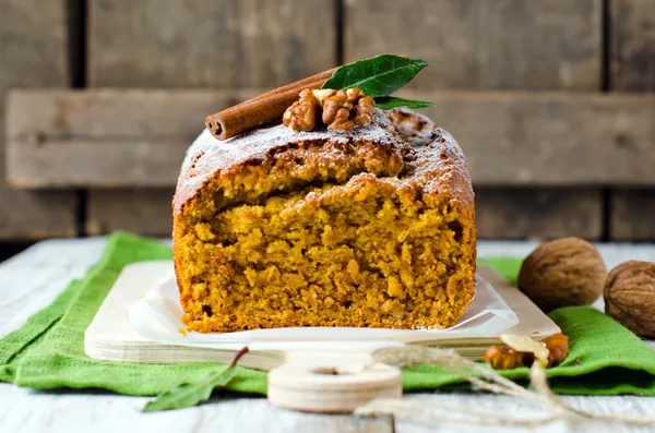 Cake with nuts and spices
