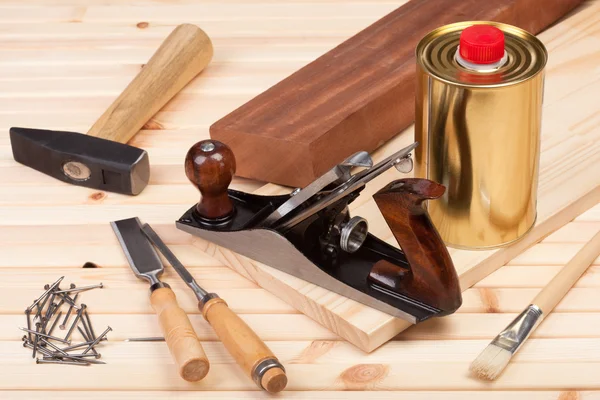 Carpentry tools.
