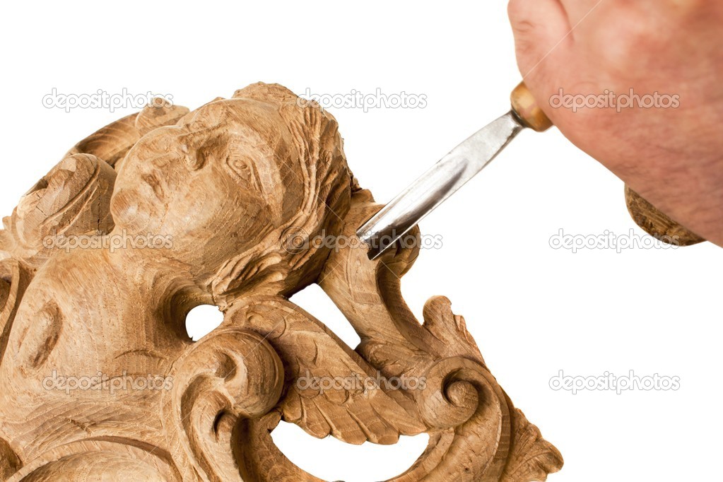 Wood carving with work tools For Boys