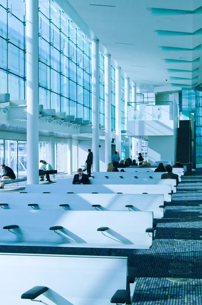 Airport, lounge, waiting room, cool, chair, sit, building