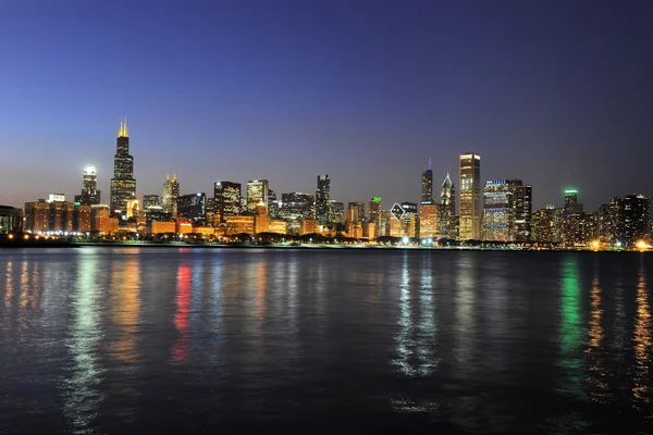 Chicago Skyline at dusk