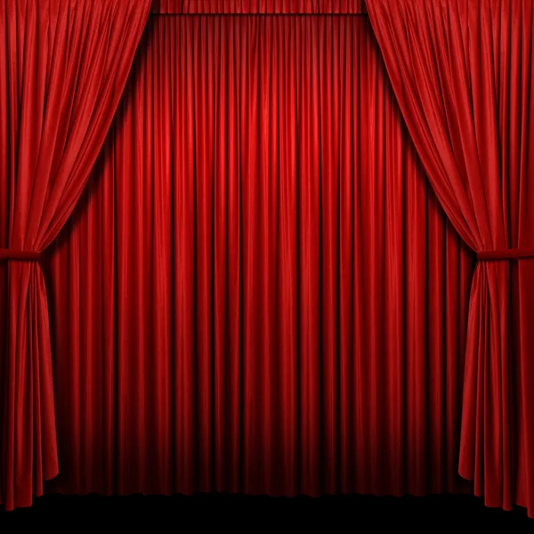 Red Stage Curtain