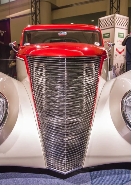 Classic Hot Rod Car at Auto Show