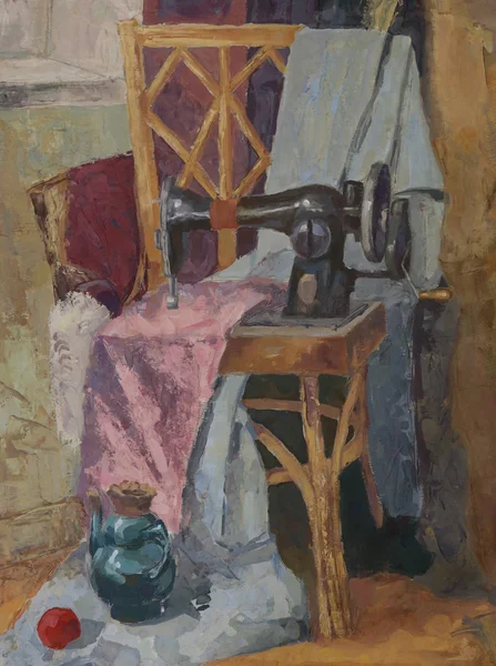 Still life with Antique Sewing Machine