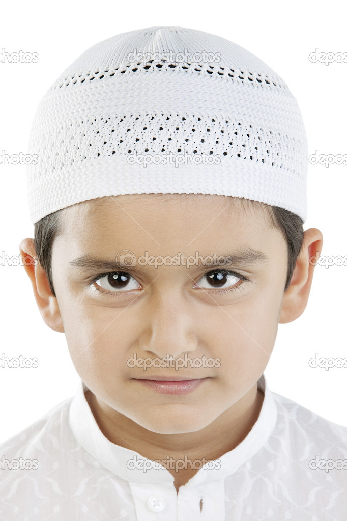 Portrait of a Muslim boy — Photo by iphemant - depositphotos_45823521-Muslim-boy