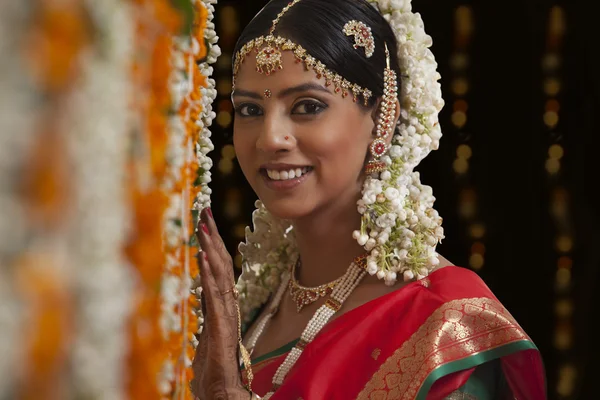 Indian woman smiling