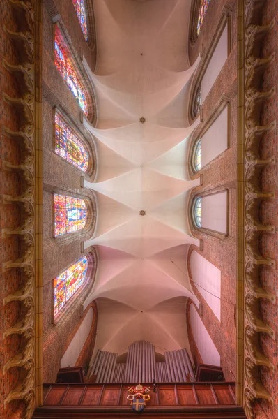 The vault of the Cathedral of St. John the Baptist in Wroclaw