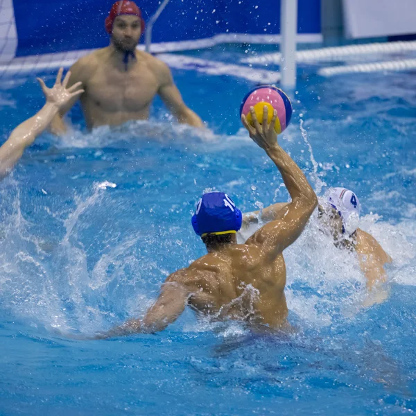 Throw  in a Water Polo Match