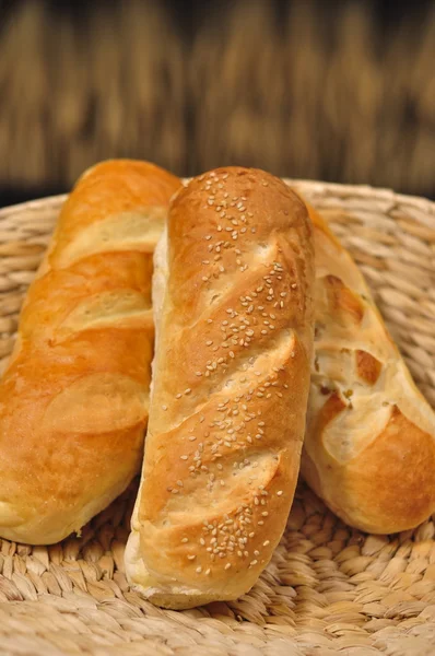 Baguette bread loaves