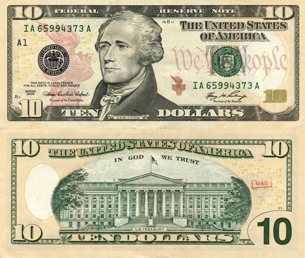Ten Dollars Bill