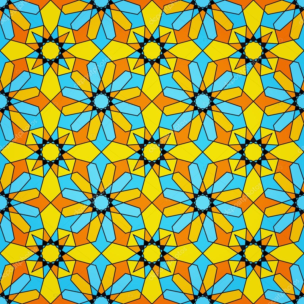 Islamic Pattern Glass | islamic stained glass seamless pattern stock vector Islamic Pattern Glass | islamic stained glass seamless pattern stock vector