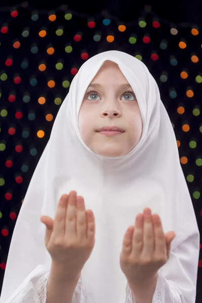 Muslim Girl Praying