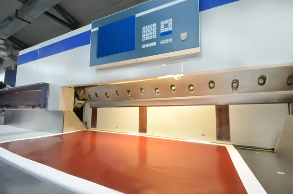 Modern paper guillotine with touch screen