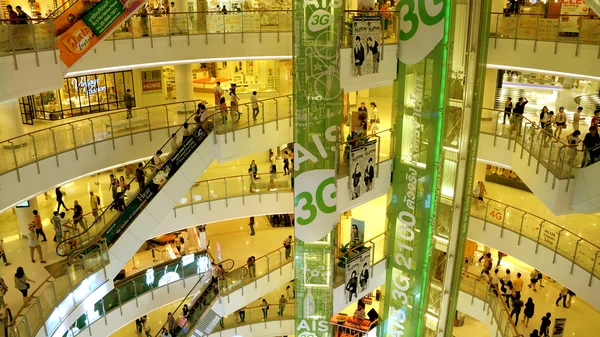 BANGKOK-SEPTEMBER 28: People shopping in Central World on September 28, 2013. Central World is a well known shopping and entertainment complex on Rama I Road in Pathumwan district, Bangkok.