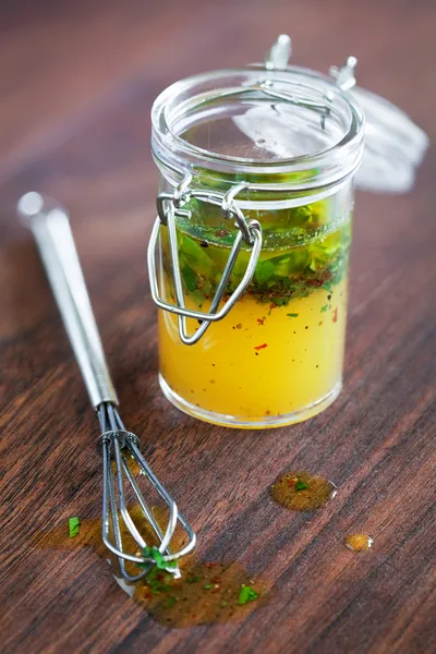 Salad dressing with olive oil