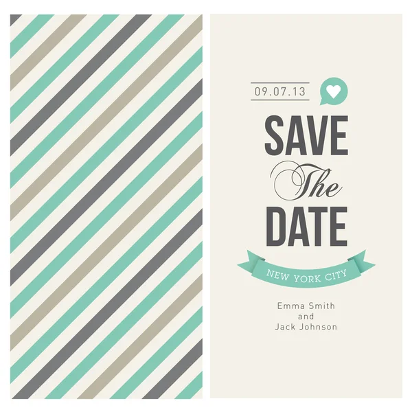 Wedding invitation card editable with background stripes