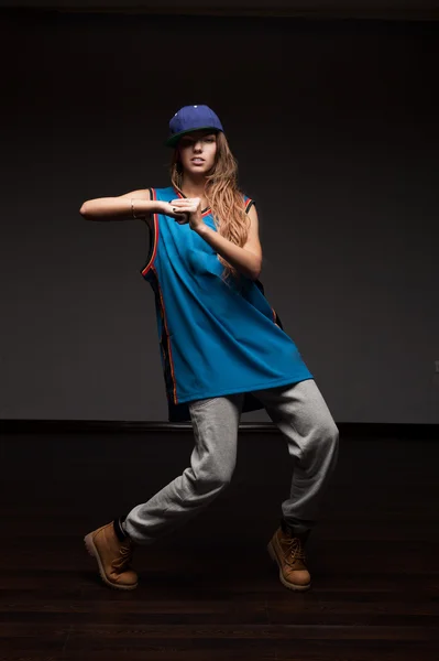 Girl hip-hop dancer