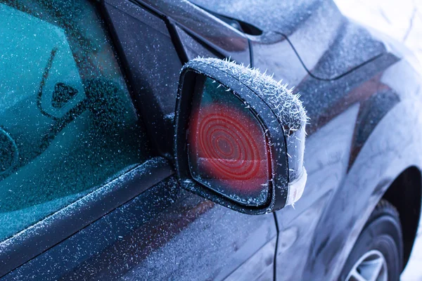 Heated mirrors in the car