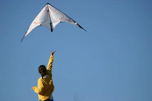 Flying kite