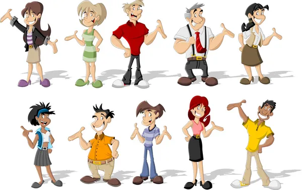 Cartoon people