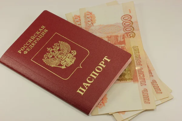 Passport with money