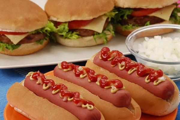 Hot dog and junk food