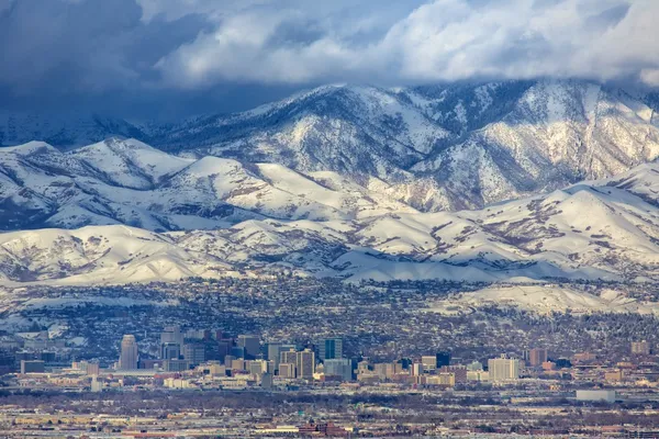 Zoomed in Salt Lake City