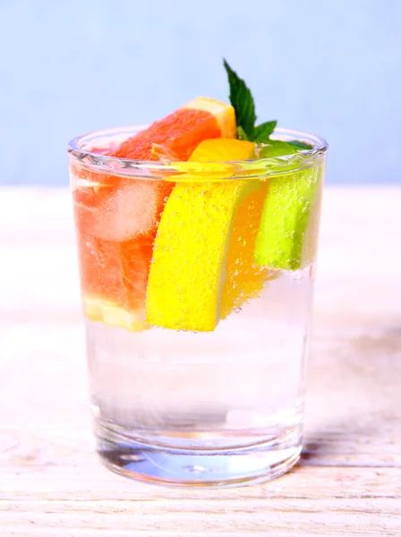 Tonic lemonade with grapefruit, lemon and lime